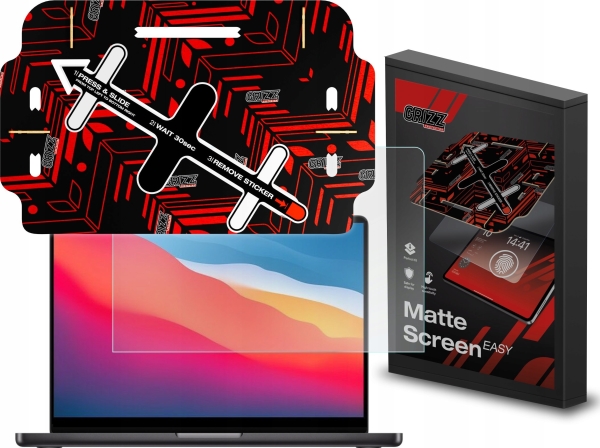 Grizzglass Mattescreen Easy Mattes Display-Schutzfilter Für Apple Macbook Air 13" 2020