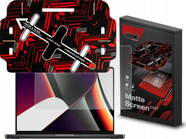 Filtr Grizzglass Folia Matowa Grizzglass Mattescreen Easy Do Apple Macbook Pro 14" 2021