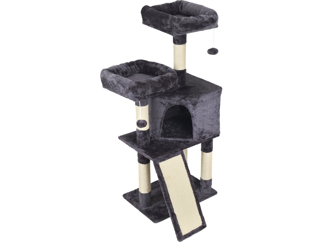 Funfit kradseplads, kattelegow med hule 5 niveauer