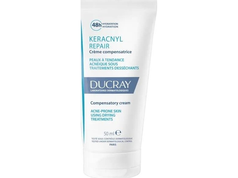 Ducray Keracnyl Repair Rebuilding Cream For Face 50ml