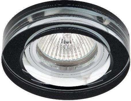 GREENLUX Faroform Crystal Black-R halogenfatning MR16 1x50W GU5,3 gennemsigtig/sort FF002011.0