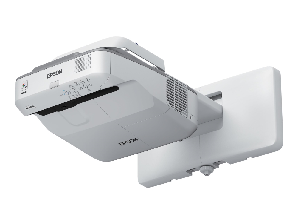 Epson Eb-685W - 3Lcd-Projektor - 3500 Lumen (Hvid) - 3500 Lumen (Farve) - Wxga (1280 X 800) - 16:10 - 720P - Lan - Grå, Hvid