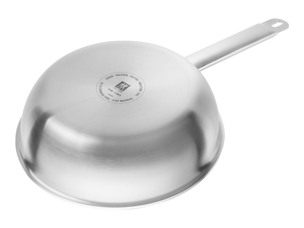 Zwilling Pro Stegepande 24 Cm, 18/10 Rustfrit Stål, Sølv