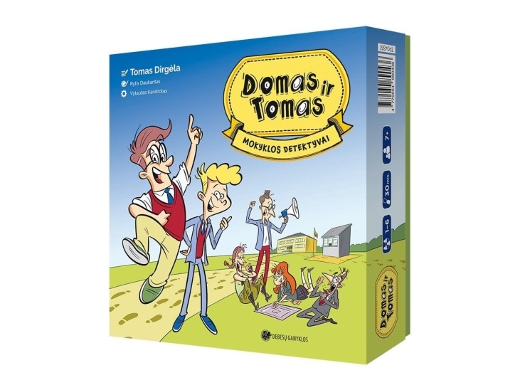 Brætspil Dom Og Tom: Skole-Detektionen
