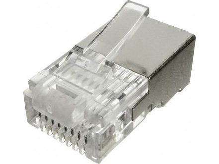 Triton Modulstik Wm8p8c (Rj-45), Kat. 5E Til Rund Kabel, Tråd, Skærmet