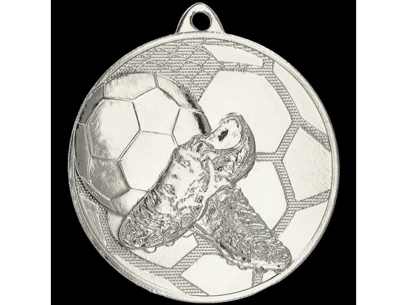 Victoria Sport Medal Sølv-Grå Fodbold - Ståle Medalje
