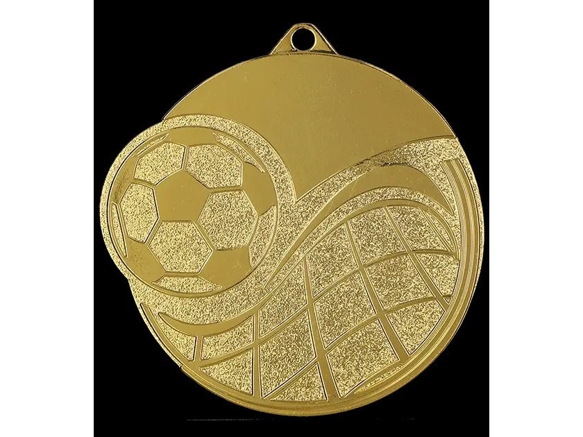 Victoria Sport-Medaille Gold-Grau Fußball - Medaille Aus Stahl