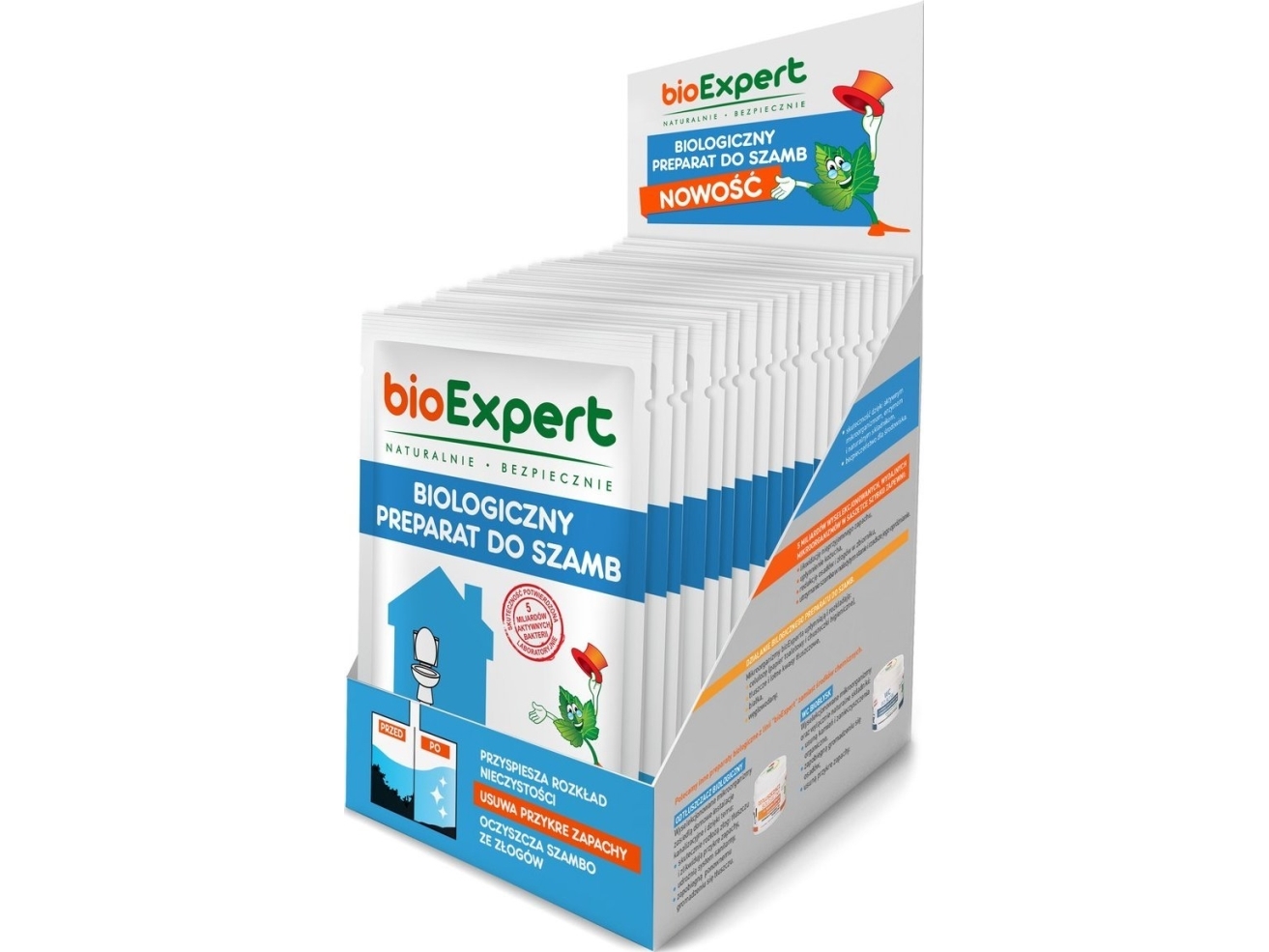 UN Biologisk præparat til septiktanke, pose 25g