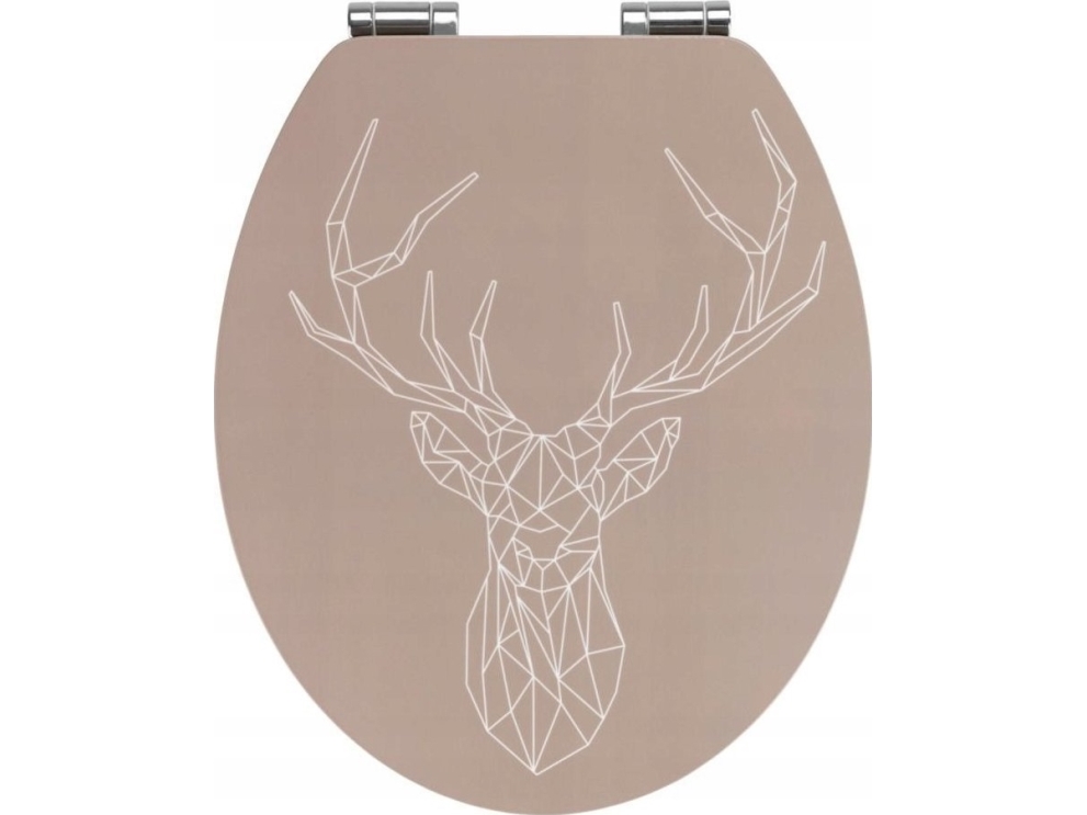Wenko Bidetplatte Stag Wc-Sitz, Mdf/Bambus, Wenko