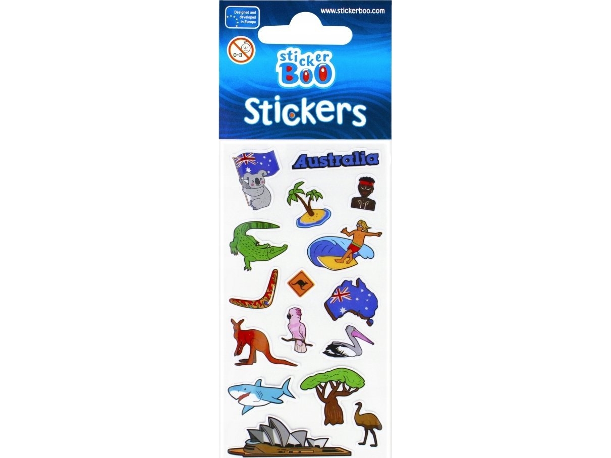 Stickerboo Sticker World Travel 2 66X180 S-Boo Pbh 120/1800