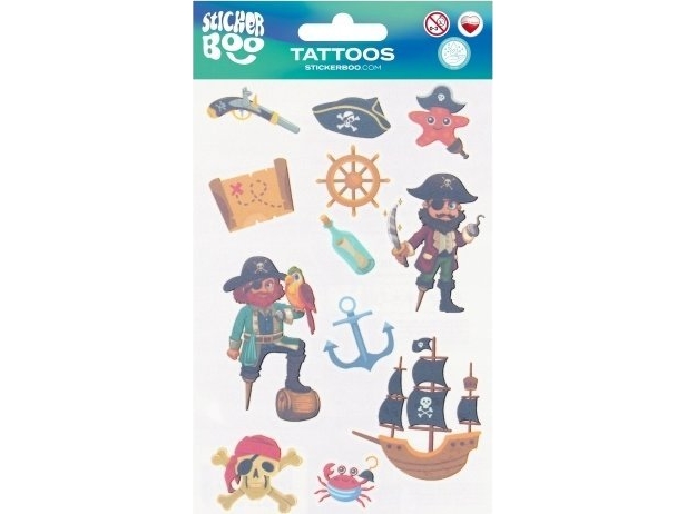 STICKERBOO TATUAZ PIRACI 100X175 S-BOO B/C 1/1000