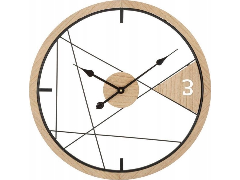 Ferretti GEOMETRIC väggklocka, Ø 60 cm | Möbler - Tillbehör - Väggklockor | GameStuff