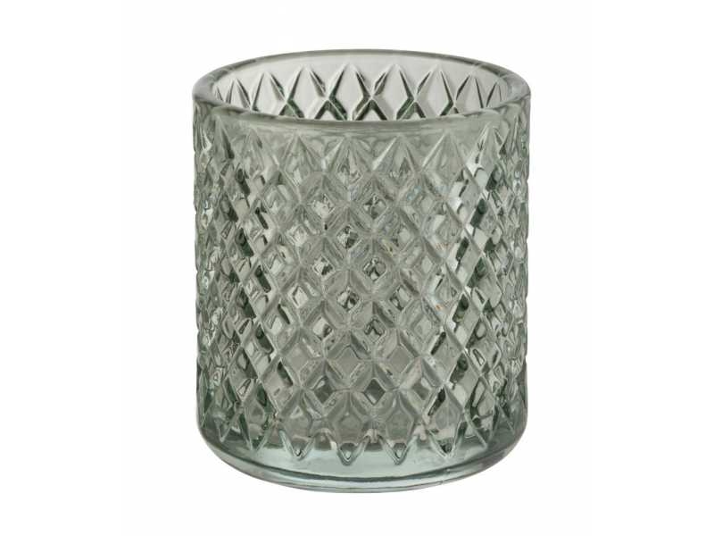 WENKO Atessa, Fristående tandborsthållare, Glas, Grön, 75 mm, 75 mm, 100 mm | N - A | GameStuff