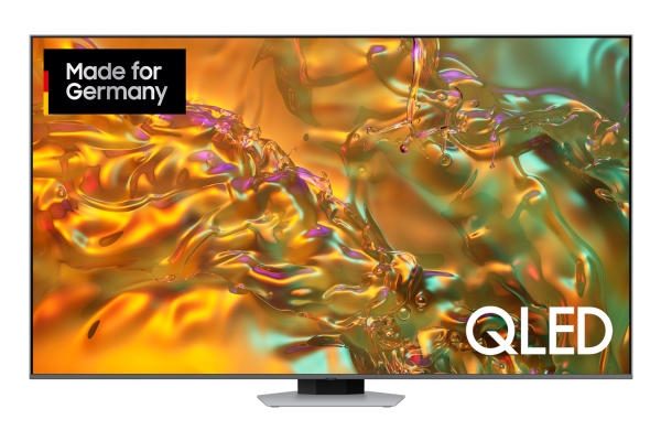Samsung Q80d 85" Qled 4K Tizen Os Smart Tv (2024), 2,16 M (85"), 3840 X 2160 Pixel, Qled, Smart-Tv, Wlan, Silber