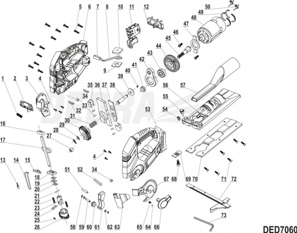 Dedra Circle Ratas su ekscentriku