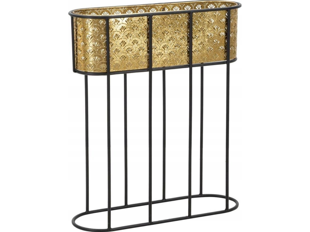 Ferretti Stand kruka hölje, metallspets, höjd 70 cm | Trädgården - Trädgårdstillbehör - Krukor & Kannor | GameStuff