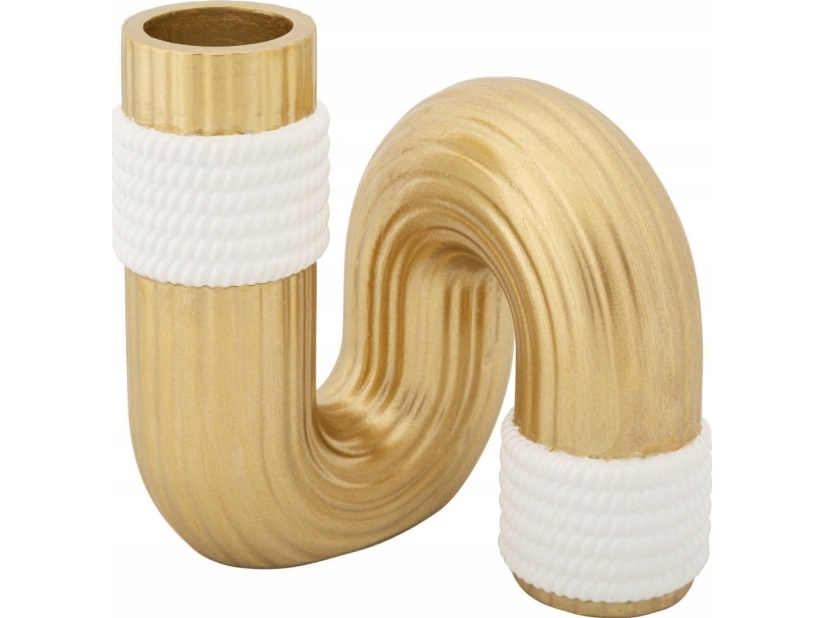 Ferretti vas i vågform i polyresin, höjd 13 cm | Baby & barn - Dekoration - Burkar och krukor | GameStuff