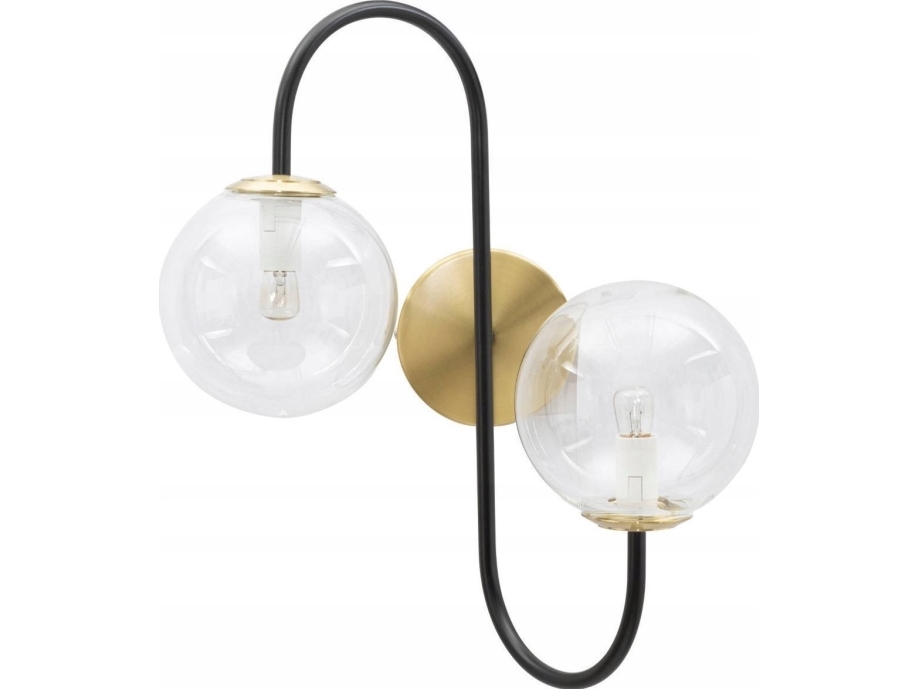 Kinkiet Ferretti Kinkiet ze szklanych kul i metalu Kinkiet ze szklanych kul i metalu