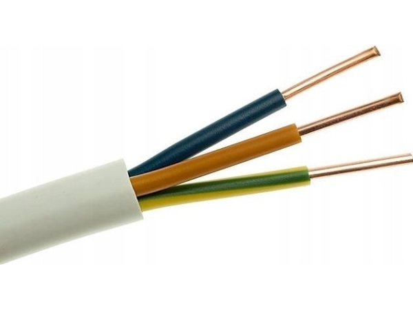 Släpkabel YDY 3x2,5 mm² 450/750V Nkt 172171006D0500 trumma