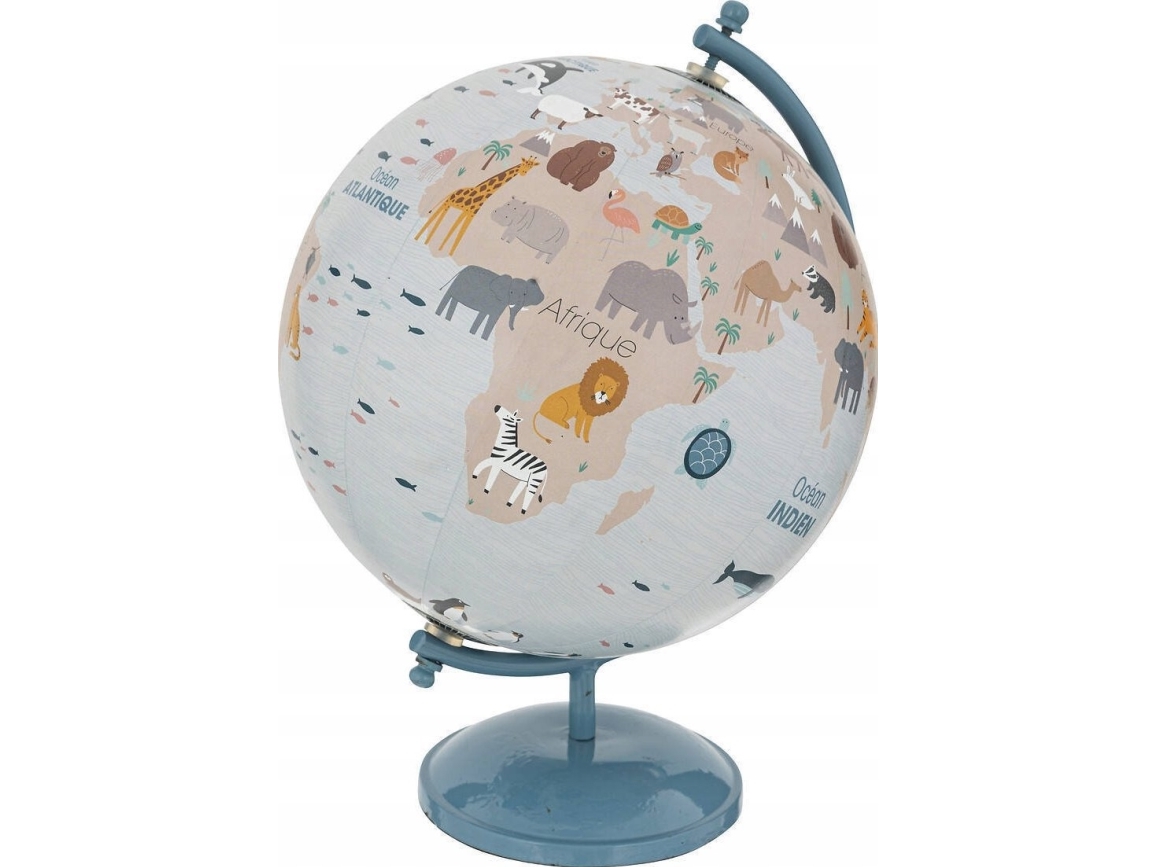 Atmosphera Globe til børn, med dyr, Ø 20 cm