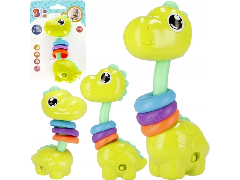 BamBam BAM BAM MUSICAL DINUS B/O 13X18X4 MIX2 B/C 48 | Leksaker - För dom minsta - Aktivitetsleksaker | GameStuff