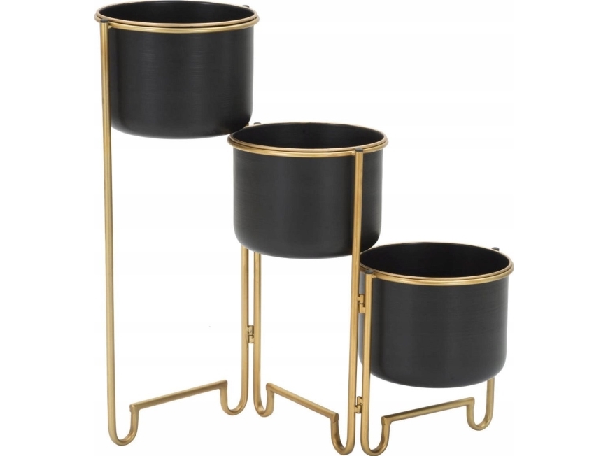Ferretti Metalltöpfe Auf Klappbarem Ständer, Höhe 55 Cm
