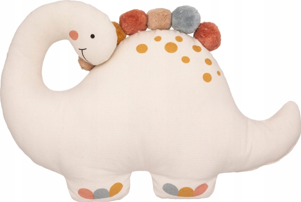 Atmosphera Dekorativ pude med DINO-pomponer, Ø 38 cm