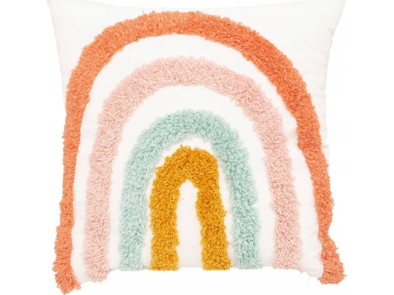 Atmosphera Sateenkaari koristetyyny, 100% puuvillaa, 40 x 40 cm