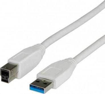 Secomp Usb-A Auf Usb-A Kabel 0,8 M Beige