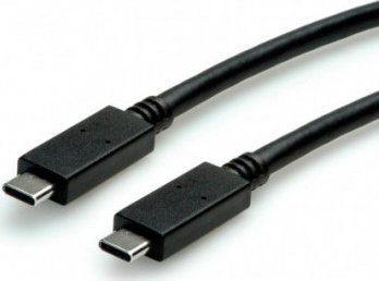 Usb-Kabel Secomp Usb-C Til Usb-C 1 M Sort