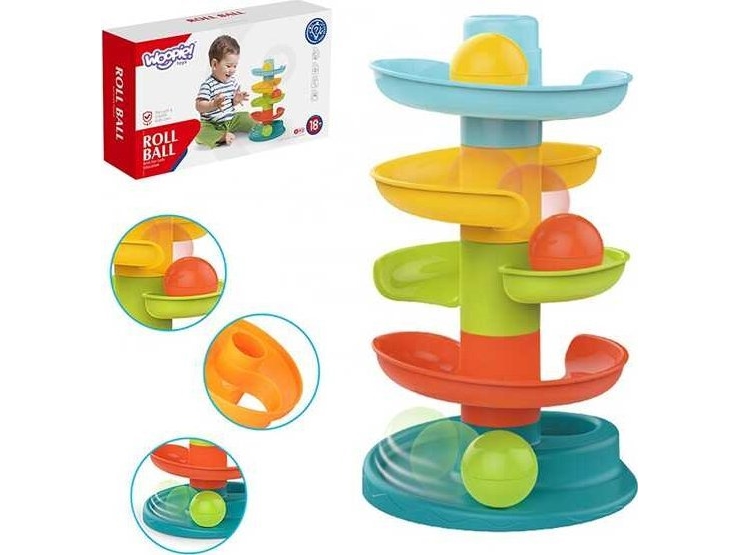 Woopie WOOPIE BABY Kulodrom Tor Kulkowy Spirala + 3 Kulki