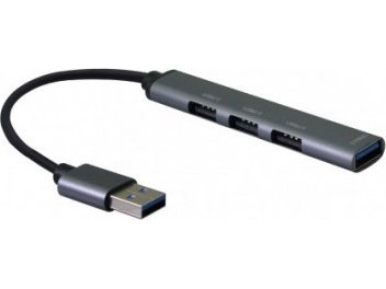 Hub Usb Secomp Standard Usb 2.0, A-Stik, 4X Porte A (3X Usb2.0 + 1X Usb 3.2 Gen1)