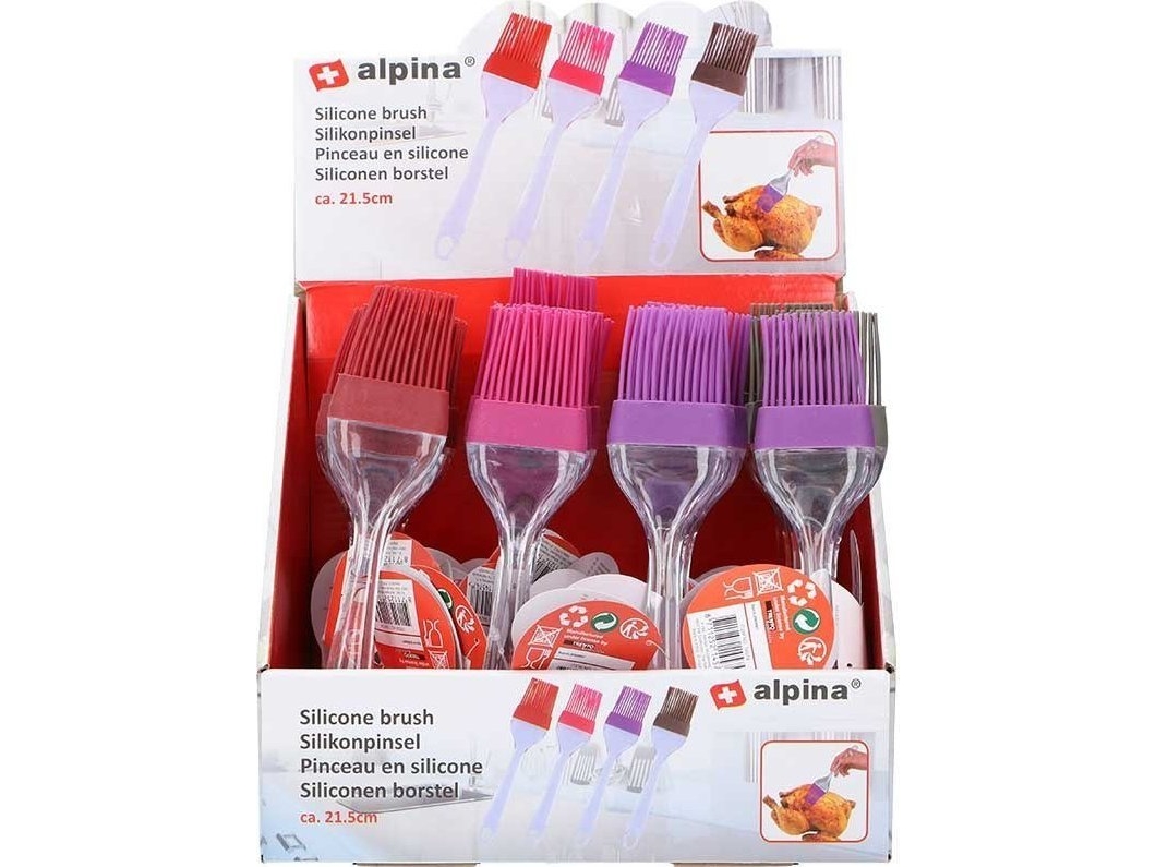 Alpina Alpina - silikonepensel til marinering af mad 21 cm (grå)