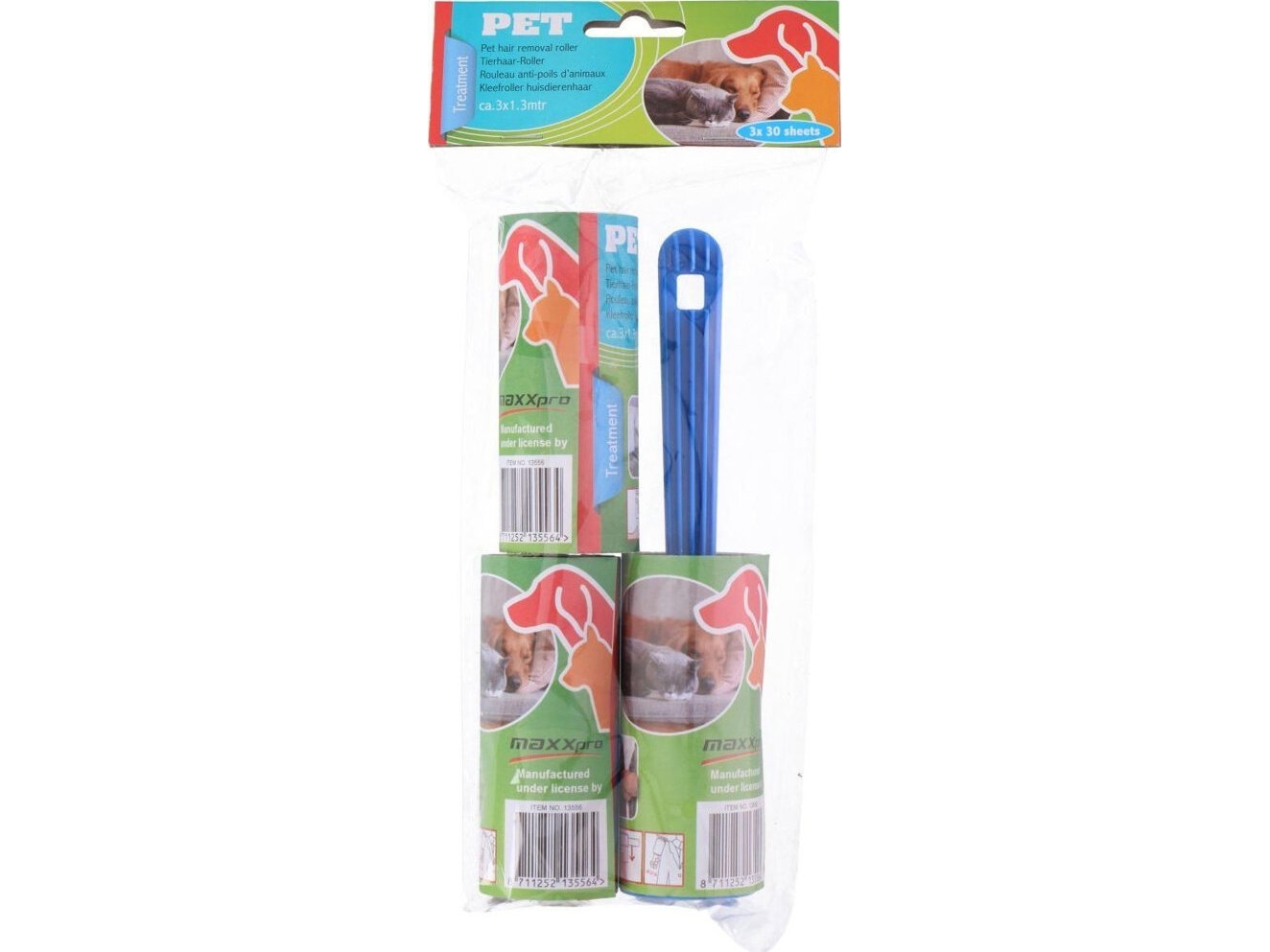 Springos Wäschereinigungs-Rolle Plus 3 Rollen