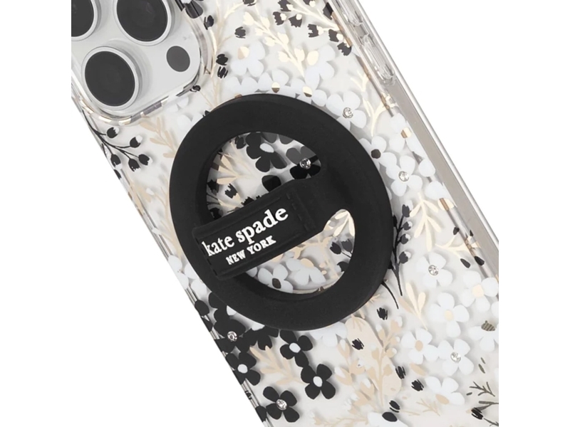 Case-Mate Kate Spade New York Magnetic Loop Grip - Magsafe Fingerhalter (Schwarz)