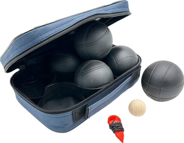 Januar KULE DO GRY 6 SZT- BOULE PETANQUE sort POKROWIEC ENERO PRO