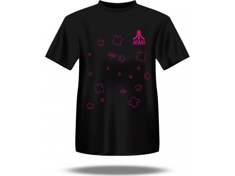 Puma Herren Atari T-Shirt Mit Asteroiden / Schwarz / Xl