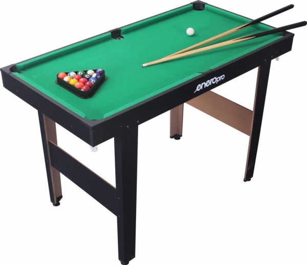 Enero STÓŁ DO W GRY W BILARDA CZARNY 121x61x79cm ENERO PRO ENERO PRO
