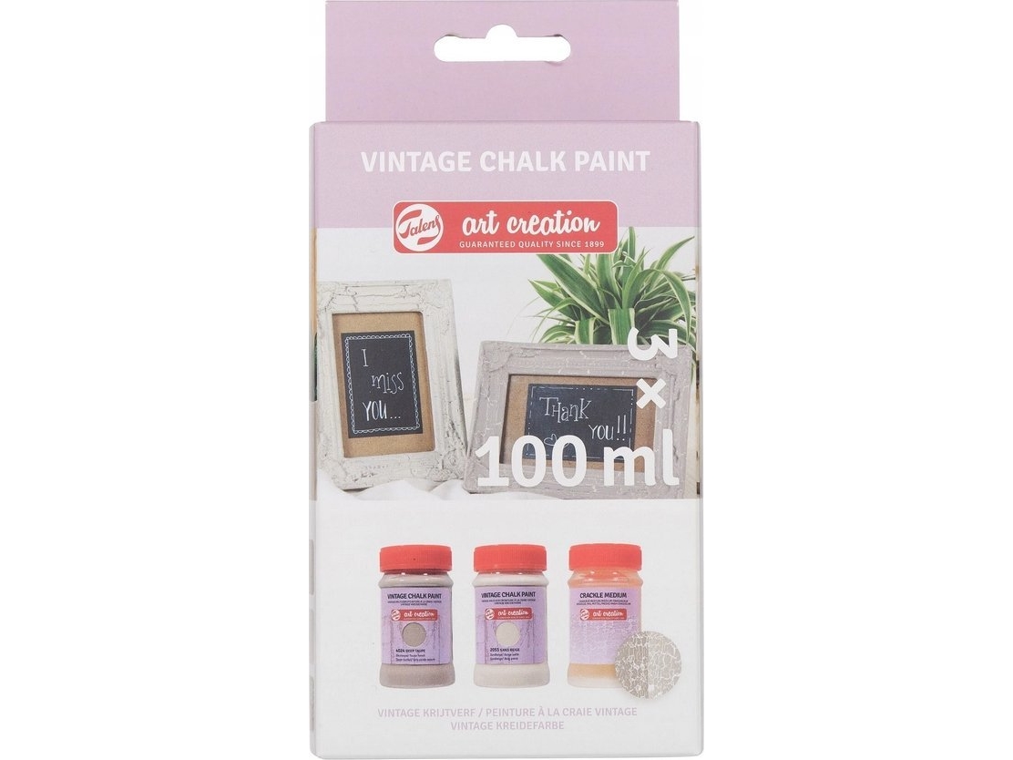 Talens Talens Art Creation Vintage Chalk set Blues 2 x 100 ml + crackle medium | Skola & Hobby - Konstmaterial - Akryl & Akvareller | GameStuff