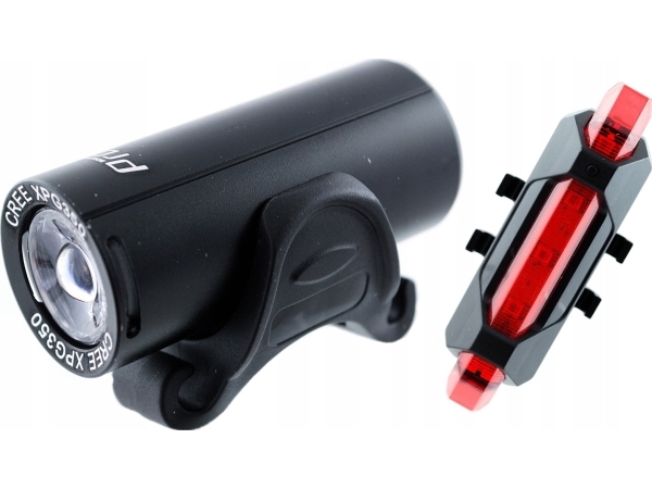 Apšvietimo Komplektas Prox Pictor Cree 350Lm + 10Lm Usb Juodas