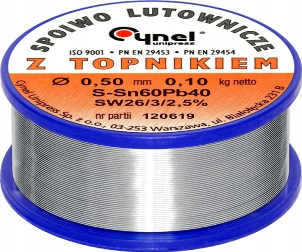 Lydmetalis Su Fliusu Cynel Lc60-Fsw26 0.50Mm 100G