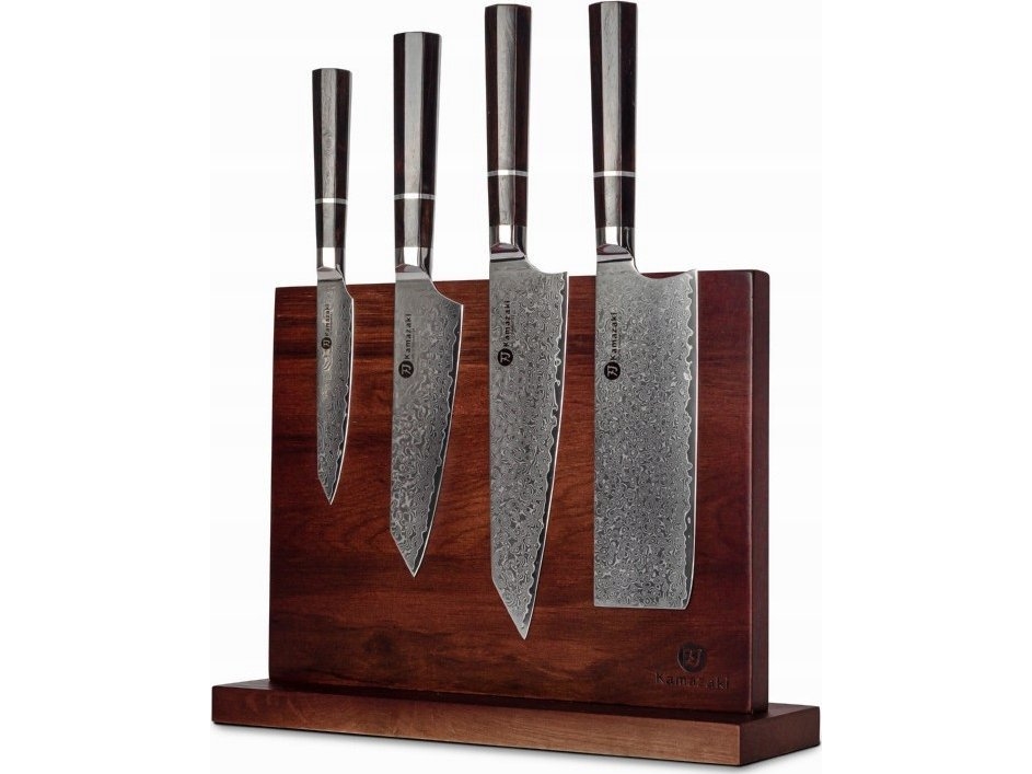 Damaskus forklæde i stål spejlsæt med kande KAMAZAKI KZI002SET