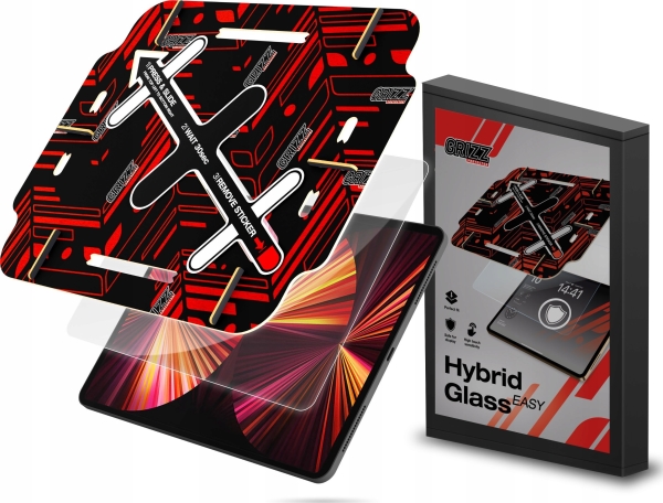 GrizzGlass Szklo hybrydowe GrizzGlass HybridGlass Easy do Apple iPad Pro 5th 12,9