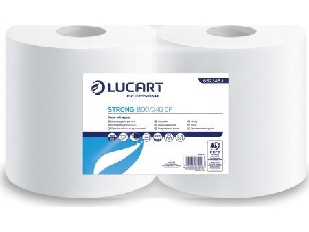 Karen Lucart Strong 800/240 CF - Rullerensere, 2 lag, 240 m, cellulose - 2 ruller