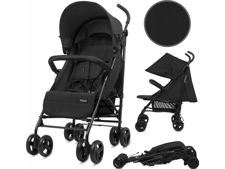 Kidwell KIDWELL PARASOL WALKER QUGAR BLACK 5901130105212 | Baby & barn - Vagnar - Barnvagn | GameStuff
