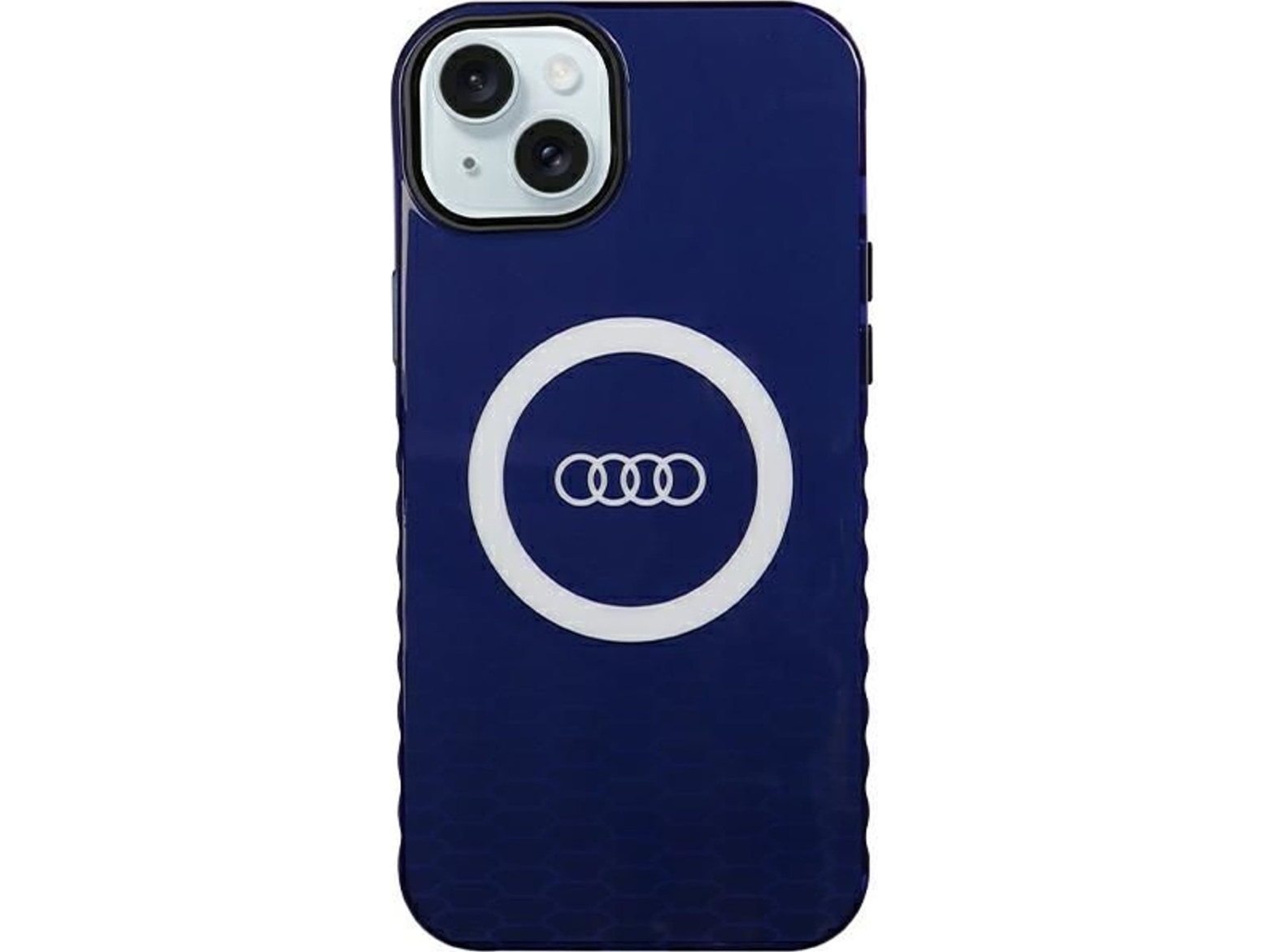 Audi Iml Big Logo Magsafe Case Für Iphone 15 Plus / 14 Plus - Blau