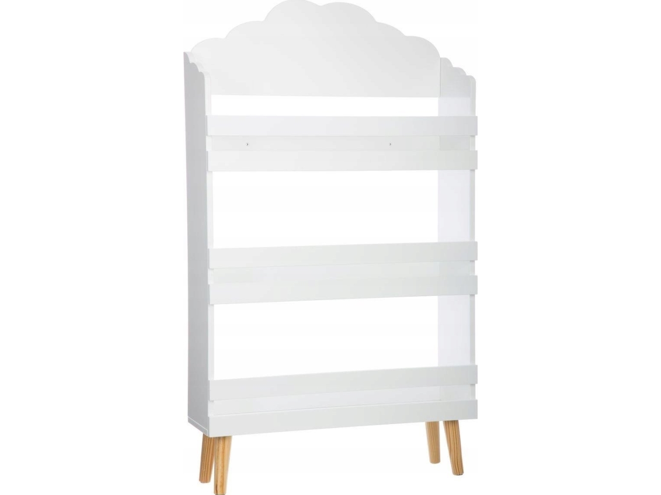 Atmosphera hvid reol til opbevaring - 3 niveauer, 58 x 18 x 100 cm