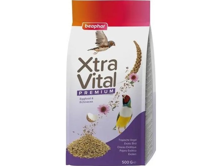 Beaphar BEAPHAR - XTRA VITAL 500g EKSOTISKE FUGLE