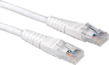 Secomp Utp-Kabel Krydset, Kat. 6 (Klasse E), Hvid, 0,5 M