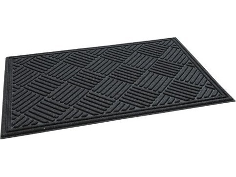 UN dørmåtte ECO RIB -CROSSHATCH 60x90 BLACK